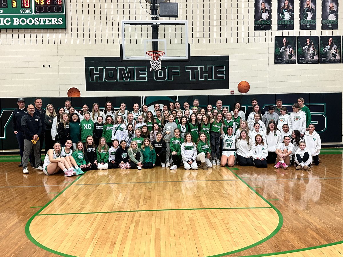 Thanks to our Middle School Teams and Elmhurst Airborne for showing up tonight!
