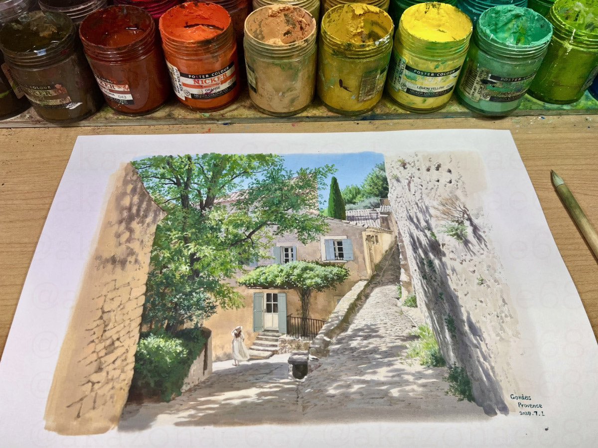 akazonae687's tweet image. プロバンスゴルド城の小道🏰
Château de Gordes .2024.7.1