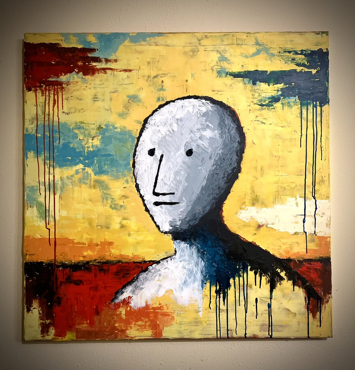 Painted this Npc. Oil on canvas
