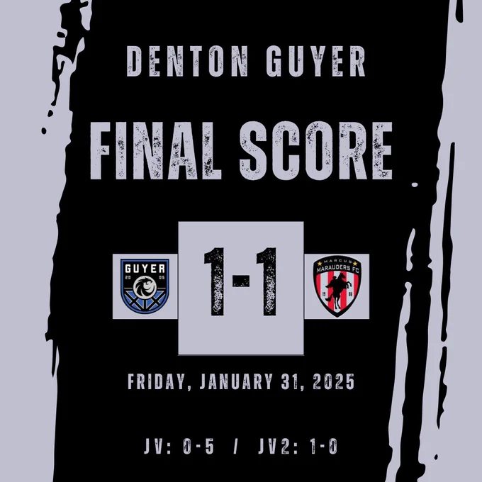 Image from Denton Guyer Men’s Soccer (@Guyer_Soccer)