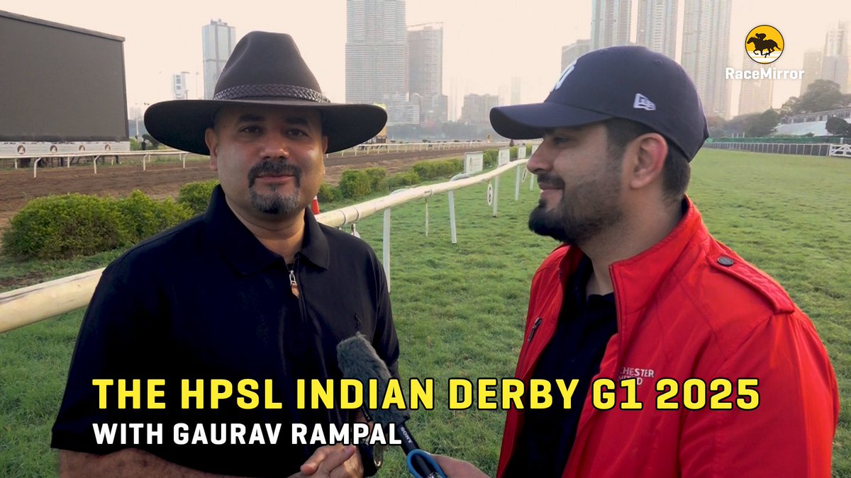 Video Podcast: Discussing The HPSL Indian Derby G1 Runners with Gaurav Rampal <a href="/BloodstockWorld/">Gaurav Rampal</a> 

👉 youtube.com/watch?v=vK3c4n…

<a href="/rwitcmumbai/">RWITC</a>
#indianderby #podcast #racemirror #RWITC