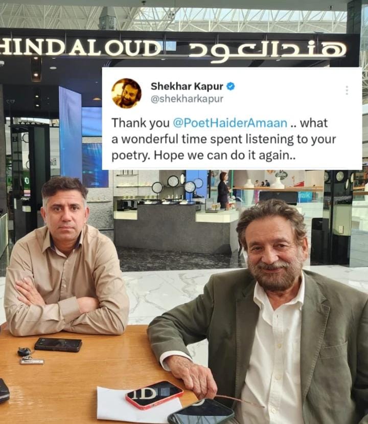 🇮🇳Haider Amaan Haider (@poethaideramaan) on Twitter photo "Congratulations to Shekhar Kapur, sir, on being honoured with the Padma Bhushan for a life dedicated to creativity and excellence. A truly well-deserved recognition! Wishing you continued success and inspiration." #JaiHind
<a href="/shekharkapur/">Shekhar Kapur</a> "Congratulations to Shekhar Kapur, sir, on being honoured with the Padma Bhushan for a life dedicated to creativity and excellence. A truly well-deserved recognition! Wishing you continued success and inspiration." #JaiHind
<a href="/shekharkapur/">Shekhar Kapur</a>