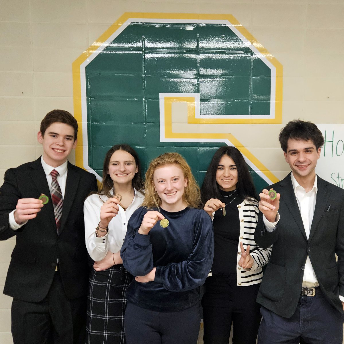 Hey yo! Winter debate season opened tonight at Shawnee Mission South <a href="/smsdebate/">SMS Speech & Debate</a>. Five medals on the first night!  

Novice Lincoln-Douglas debate: 7th Joselyn W, 5th Brady A, 4th Gabby G, 1st Vivian S.

Open Lincoln-Douglas: 3rd Lucas F. 

Great start! Go Thunder!