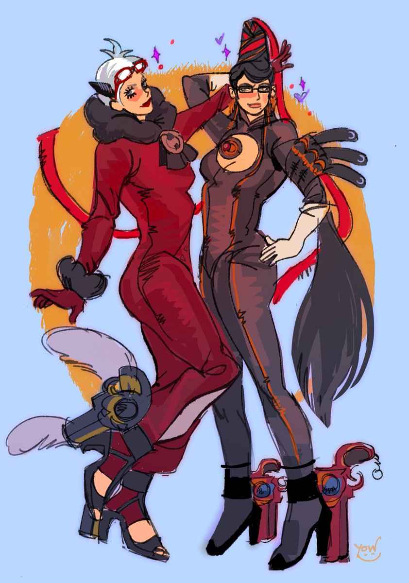 42yow's tweet image. ladies.... #Bayonetta15th