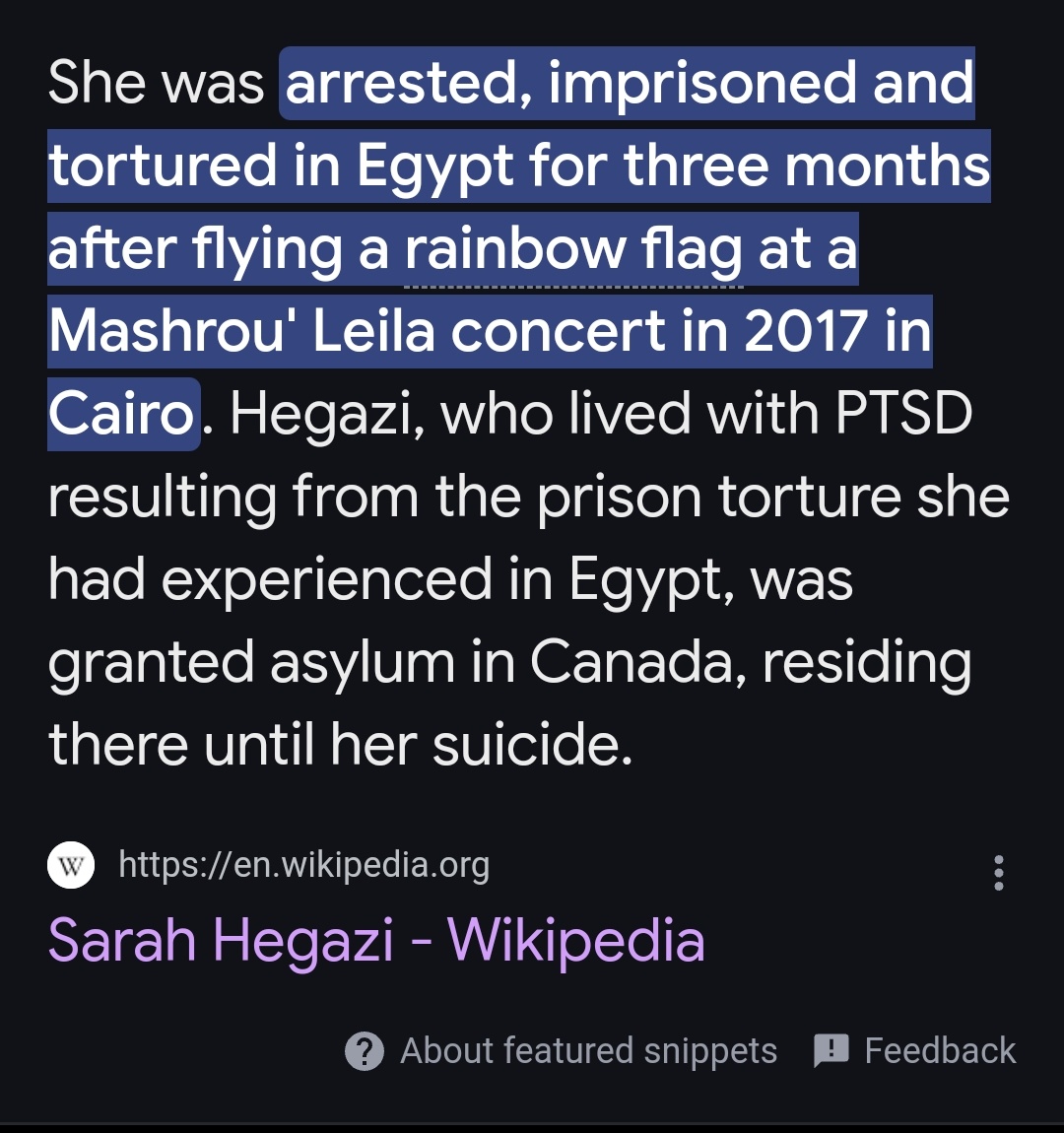 thinking about her right now. i hope egyptian muslims BURN for what they did to her.