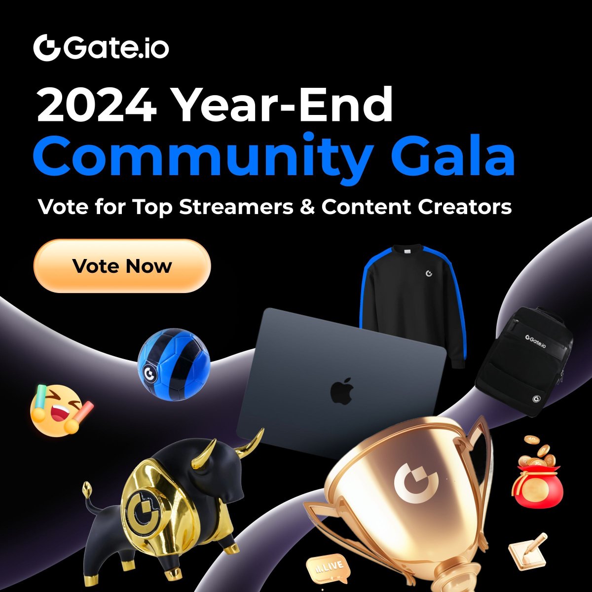 🔥 https://t.co/l3EgEtlXh7 2024 Year-End Community Gala is in full swing!  💡 Complete tasks, vote, and join the 