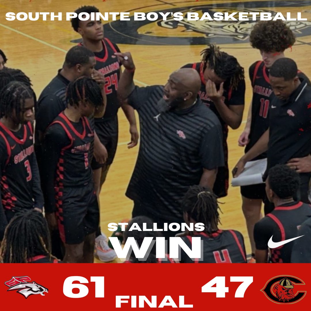 Great team Win! The Stallions advance to 6-2 in the region, and 14-6 on the season. Next match up will be 7:30 Tuesday vs York. SENIOR NIGHT

Tonight leading scores
Tre Raymon 24Pts 10Rebs
Rj Hill 13Pts 10Rebs
Jah Hall 8Pts 13Rebs
Rj Pickering 6Pts 5 Ast
Seth Tilman 6Pts 2Rebs