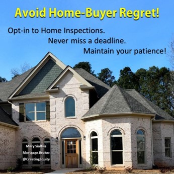 creatingequity's tweet photo. Avoid home-buyer regret from unanticipated or unpleasant experiences during the process:
1. Get a home inspection. 
2. Never miss a deadline. 
3. Maintain your patience through the whole process.
#homebuyer #mortages #house #financing #dreamhome #marysialtsis #CreatingEquity https://t.co/IgXGLnKGGx