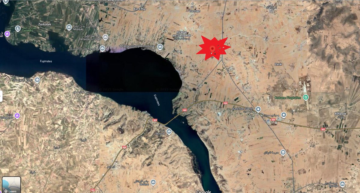 1akce's tweet photo. "Karus Camp" of the terrorist SDF (PKK/YPG) in Bakka, south of the city of Ayn al-Arab (Aynülarab) has been completely destroyed.
#Syria #Turkey #Turkiye https://t.co/N8F204IlGD