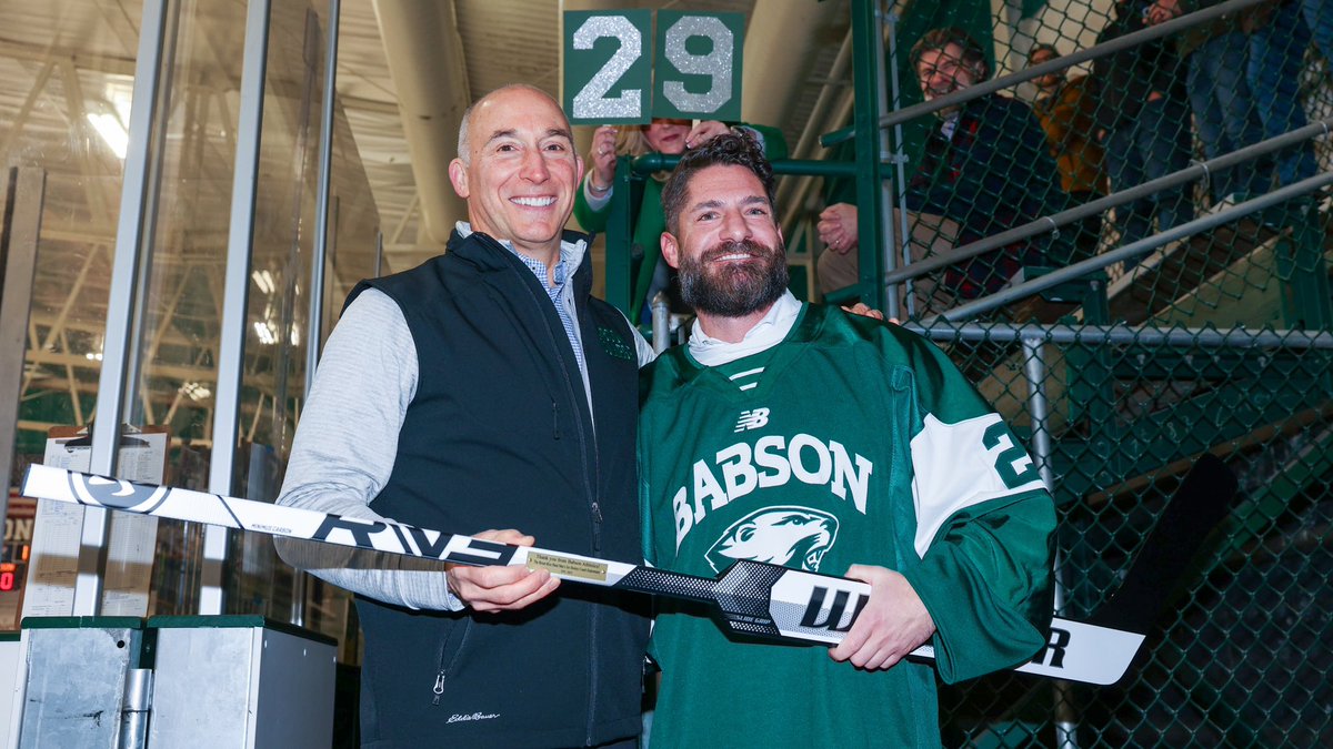 Babson Athletics (@babsonathletics) on Twitter photo A 2007 Babson graduate, entrepreneur, executive and former four-year goalie, Greg Boxer has graciously committed a transformative gift to endow the <a href="/BabsonHockey/">Babson Hockey</a> head coach position, now named The Boxer-Rice Head Men’s Ice Hockey Coach. tinyurl.com/yc866k44 A 2007 Babson graduate, entrepreneur, executive and former four-year goalie, Greg Boxer has graciously committed a transformative gift to endow the <a href="/BabsonHockey/">Babson Hockey</a> head coach position, now named The Boxer-Rice Head Men’s Ice Hockey Coach. tinyurl.com/yc866k44