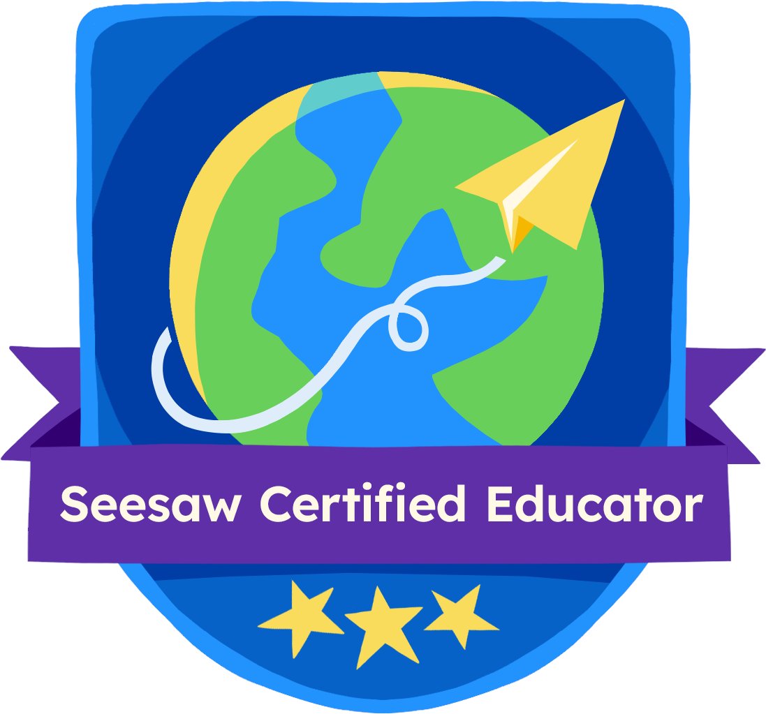 jencosta5's tweet photo. 🚀 Exciting news! I’m now a Seesaw Certified Educator! 🎉✨ Ready to empower students, engage families, and support fellow educators with creative, tech-integrated learning. 💡📱 Can't wait to take @Seesaw  to the next level in my classroom! #SeesawCertified #SeesawAmbassador https://t.co/4vHFsctOTs