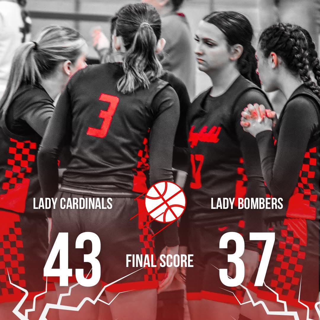 The Lady Cards picked up another win against the Ballard County Lady Bombers. This makes them 14-5 on the season. 

Lay Mayes 29
Ally Creason 5
Keely Henson 5
Lex Feagin 3
Avery Creason 1

They are back in action next Friday at home against Graves County.