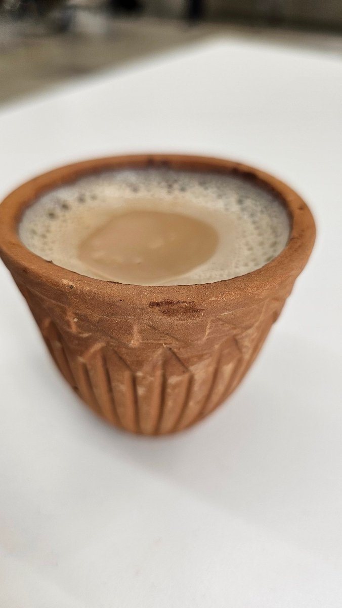Disposable cups India style.... Clay 🔥