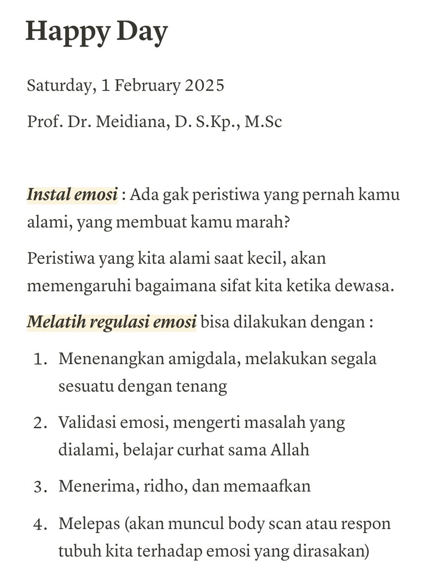 suntroughtrees's tweet photo. Akhirnya, Happy Day dilaksanakan kembali secara daring setelah 1 bulan diliburkan. Masih bersama dengan Prof. Mei membahas cara melatih regulasi emosi yang baik.  

Aku menyadari satu hal dalam meregulasi emosi pada diriku, terkadang aku hanya sampai ke tahap validasi- https://t.co/cVh3WJwmct