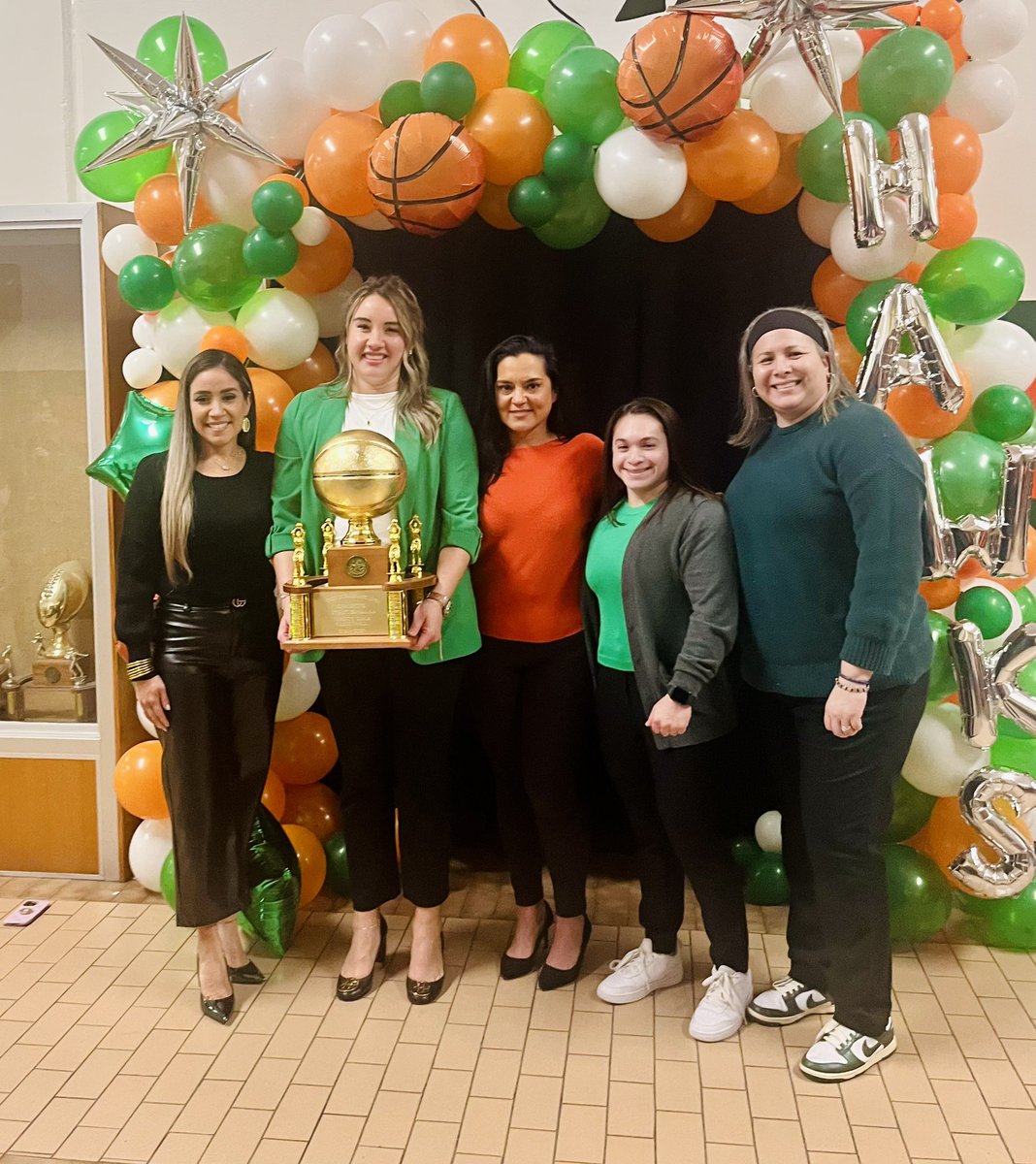 I can’t even put into words how proud I am. Thank you to my staff, my parents, the community of Harlingen and most of all my lady hawks! Thank you for allowing me to coach you hard and love you harder. 1st District Championship of my career and I am so blessed. #ladyhawkpride