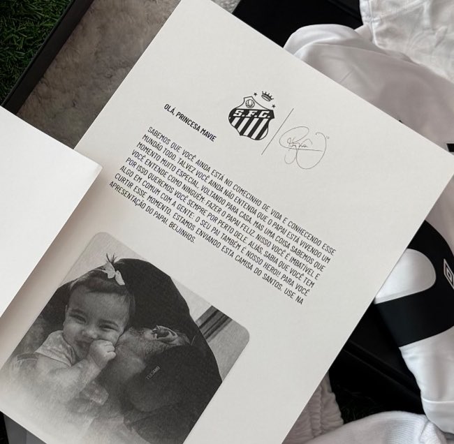 a carta q o santos fez pra mavie, eu não tô nada bem.