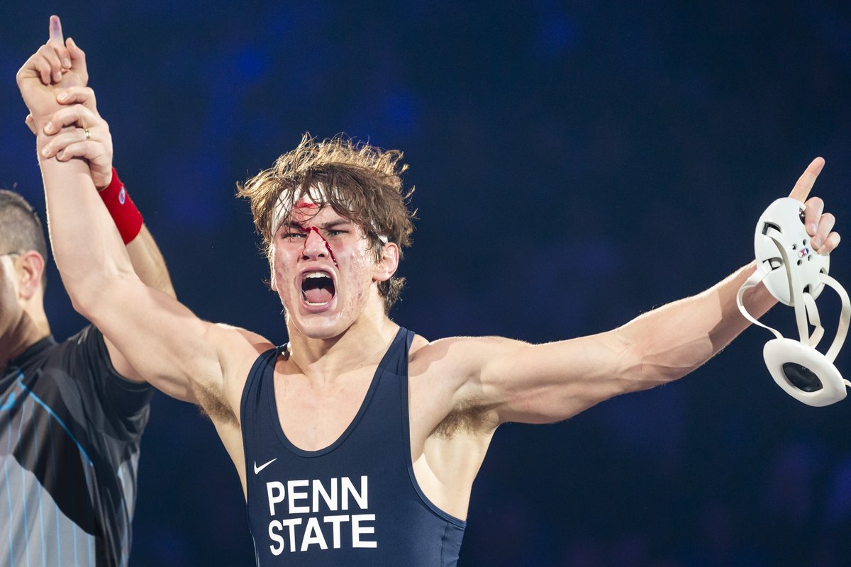 Joe Hermitt (@joehermitt) on Twitter photo Top-ranked Penn State wrestlers win 8 of 10, flatten No. 2 Iowa, 30-8 before 15,998 at Jordan Center. Full coverage here: pennlive.com/penn-state-wre… <a href="/pennstateWREST/">Penn State WRESTLING</a> Top-ranked Penn State wrestlers win 8 of 10, flatten No. 2 Iowa, 30-8 before 15,998 at Jordan Center. Full coverage here: pennlive.com/penn-state-wre… <a href="/pennstateWREST/">Penn State WRESTLING</a>