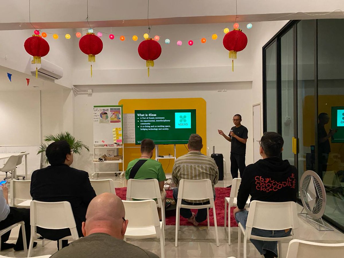 MemeIndexDAO's tweet image. Insightful evening at the Blockchain Power ETH Hour Meetup in Chiang Mai! Our Founder &amp;amp; Core Contributor Denis Stepanov @xuryholder presented #MemeIndex DAO and shared knowledge on what makes a good memecoin. 

Huge thanks to the speakers and @4seasDeSoc Community for their…