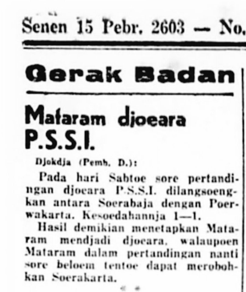 MATARAM KALIJAGA (@mtrmkljg) on Twitter photo Selamat datang Februari. Saatnya mengulang kenangan manis di Februari bertahun yang lalu☝🏻💙 <a href="/PSIMJOGJA/">PSIM Jogja</a>
Source: <a href="/WidyatamaFery/">Fery Widyatama</a> Selamat datang Februari. Saatnya mengulang kenangan manis di Februari bertahun yang lalu☝🏻💙 <a href="/PSIMJOGJA/">PSIM Jogja</a>
Source: <a href="/WidyatamaFery/">Fery Widyatama</a>