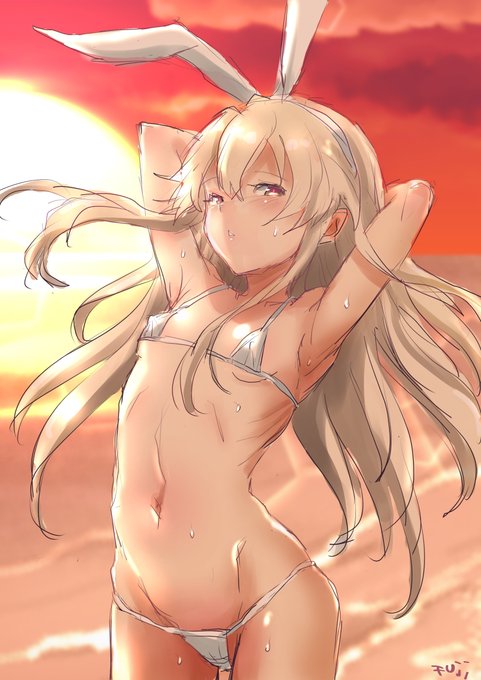 寒い日はやっぱりマイクロビキニ 