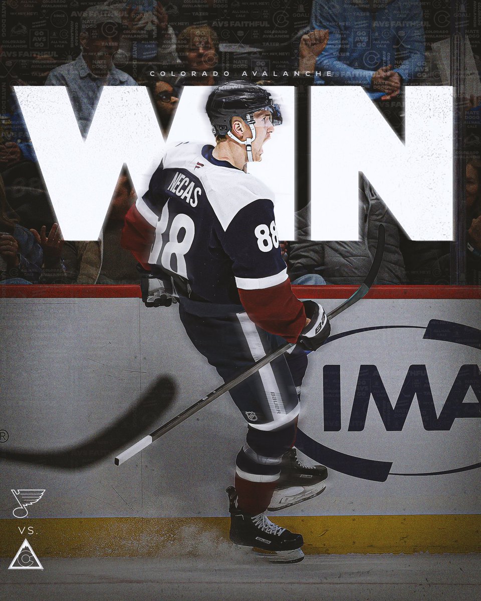 Blues da ba dee da ba byeeee 🎶

#GoAvsGo