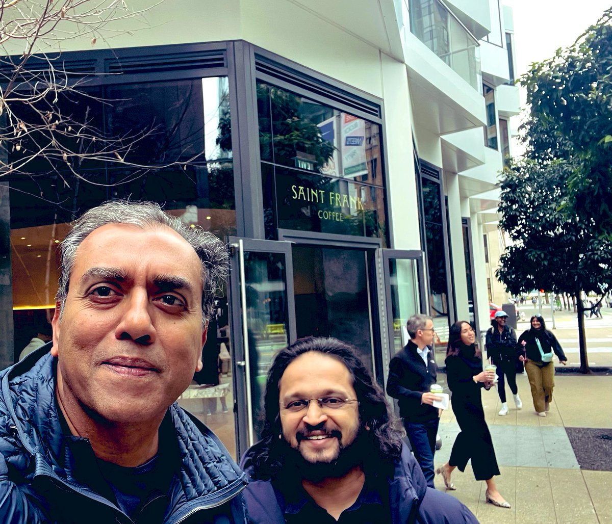 sanjaynath's tweet image. Great to synch up in San Francisco with our Founders! 

(SF is &quot;so&quot; back) 🤛

Pre AI avatar - build product in Bangalore, then sell in the US/global
New .ai avatar - build product with early and constant input from global/US customers, evangelize and position yourself as thought…