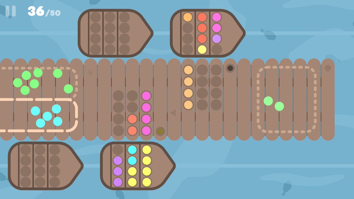 I made a game about grouping people into rows of boats.
Efficiently assign groups of people to seats in boats. The more people you fit in a boat the faster the queue will go!
willby.itch.io/the-grouper-ga…