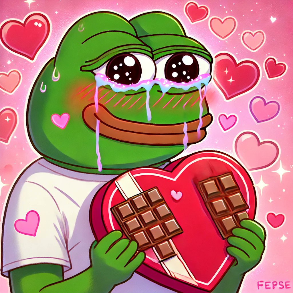 🐸💖 Pepe Love is REAL. 💖🐸
Some get flowers, some get chocolates, but the lucky ones get Pepe memes. 🌹📩
Who needs a Valentine when you have good vibes &amp; internet gold?
Drop a 🐸💚 if you agree!
