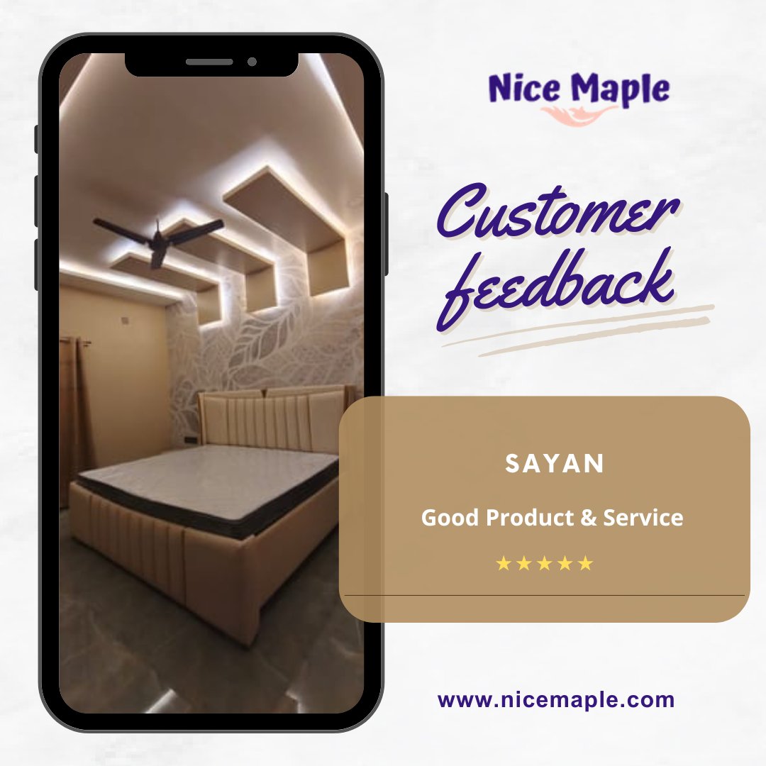 We're grateful for all the amazing feedback on our furniture! Your satisfaction is our priority, and we can’t wait to serve you again.

Shop Now
nicemaple.com

#HappyCustomers #furniturefeedback #nicemaplehomes #interiordesign #FurnitureElegance #EleganceInEveryDetail