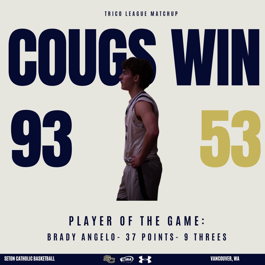 Seton Catholic Boys Basketball (@cougshoops) on Twitter photo Brady Angelo with a quite a shooting performance tonight. Hitting a program record 7 Three’s in 3rd quarter alone. Have a night <a href="/bradyy_angelo/">Brady Angelo</a>
<a href="/kingbronson24/">Coach Bronson King</a> <a href="/coachDLWilson/">donald.lee.wilson</a> <a href="/Kellen_baller/">Kellen Ball</a> <a href="/RemoHoops/">Ryan “Remo” Morgan</a> Brady Angelo with a quite a shooting performance tonight. Hitting a program record 7 Three’s in 3rd quarter alone. Have a night <a href="/bradyy_angelo/">Brady Angelo</a>
<a href="/kingbronson24/">Coach Bronson King</a> <a href="/coachDLWilson/">donald.lee.wilson</a> <a href="/Kellen_baller/">Kellen Ball</a> <a href="/RemoHoops/">Ryan “Remo” Morgan</a>