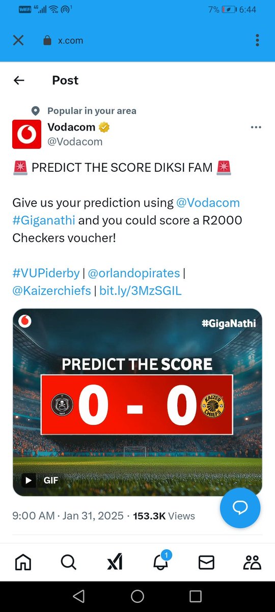 sibulelemaposa's tweet photo. @Vodacom @orlandopirates @KaizerChiefs #Giganathi https://t.co/Oafo8UhxpQ
