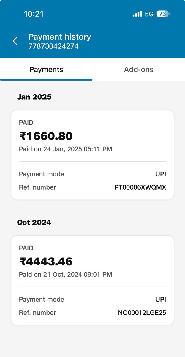 Saswata Chatterjee (@saswatabolchi) on Twitter photo Dont use jio airfibre, its a full scam. In october they took 4443.46 and told me 3 months free. But for December they raised a bill of 1660.80 but plan is only of 1000. I left the connection and there is no active plan for me but again a bill. Wtf!!
<a href="/reliancejio/">Reliance Jio</a> <a href="/JIOAIRFIBERIN/">JIO AIR FIBER</a> Dont use jio airfibre, its a full scam. In october they took 4443.46 and told me 3 months free. But for December they raised a bill of 1660.80 but plan is only of 1000. I left the connection and there is no active plan for me but again a bill. Wtf!!
<a href="/reliancejio/">Reliance Jio</a> <a href="/JIOAIRFIBERIN/">JIO AIR FIBER</a>