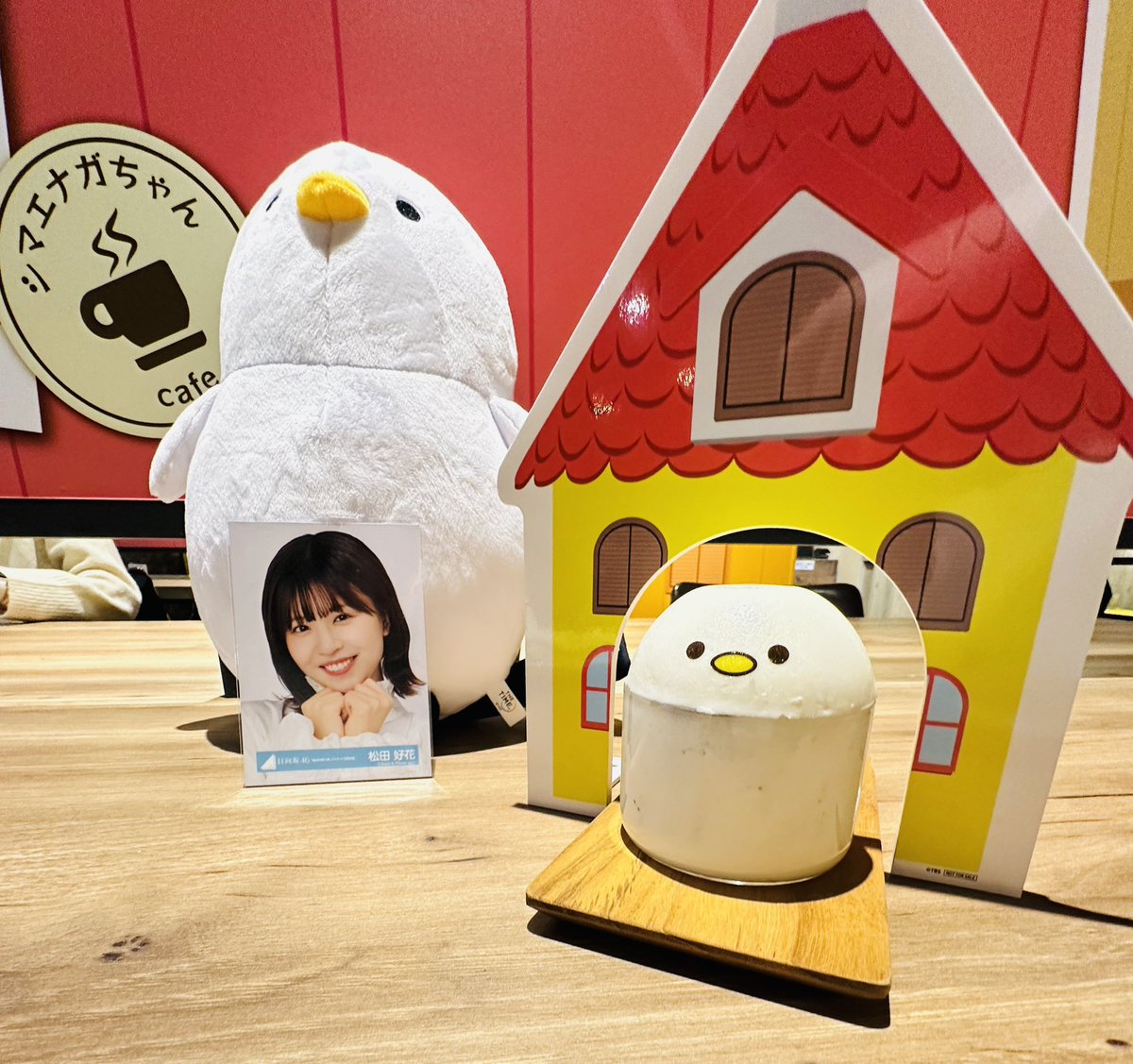 このちゃんと💞ありがとう🐥 #thetime_tbs #シマエナガちゃんカフェ