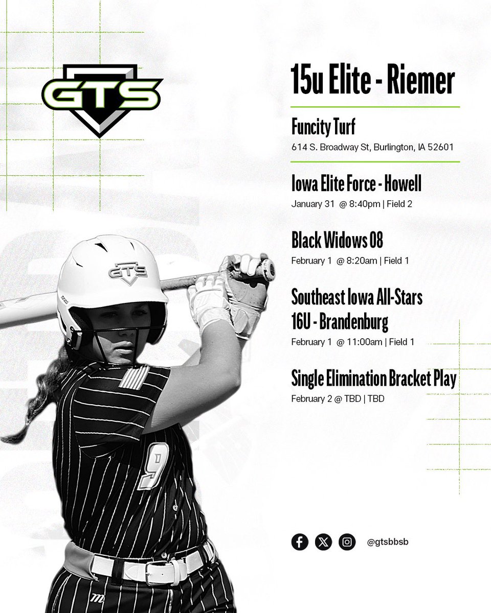 Camille Buell (@camillebuell) on Twitter photo I’m excited to be playing at Funcity Turf in Burlington IA this weekend!! Below is my schedule! <a href="/GTS15uElite/">GTS 15u Elite - Riemer</a> <a href="/BadgerHealy/">BadgerCoachHealy</a> <a href="/UKCoachLawson/">Rachel Lawson</a> <a href="/lizjagielski/">Elizabeth Jagielski</a> I’m excited to be playing at Funcity Turf in Burlington IA this weekend!! Below is my schedule! <a href="/GTS15uElite/">GTS 15u Elite - Riemer</a> <a href="/BadgerHealy/">BadgerCoachHealy</a> <a href="/UKCoachLawson/">Rachel Lawson</a> <a href="/lizjagielski/">Elizabeth Jagielski</a>