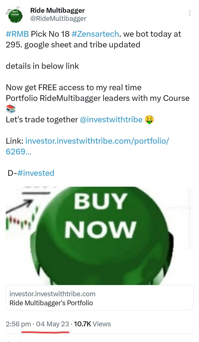 RideMultibagger's tweet photo. #Bingo!! 📈 #ZENSARTECH🙏

🌟View shared at 295 on 04 May 2023
🌟check tweet shoot attached
🌟CMP 934
🌟check latest chart below 
🌟ROI : arnd 200% in 18 months

🎯 D like and retweet for more such

#RMB #Investing #StockMarketindia #ridemultibagger #NirmalaSitharaman https://t.co/wMSXQliMFs