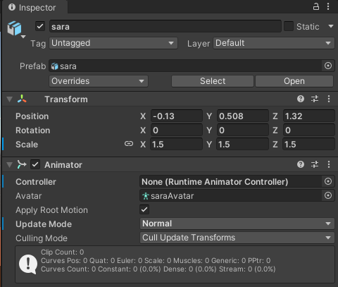 rizuu02261's tweet image. #Unity #fbx #ゲーム開発 #indiedev #VRChat #VRM
AnimatorのController設定がよく分からない(&apos;Д&apos;)
FBXモデルをPlayerとして利用したい🎮