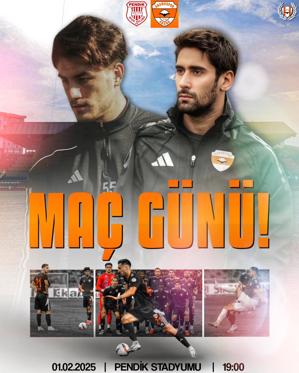 🔥MAÇ GÜNÜ! #Matchday
⚽️Pendikspor 🆚 Adanaspor'umuz 
🏟 Pendik Stadyumu
🕙 19:00
📲 #TurbeylerTekYürek