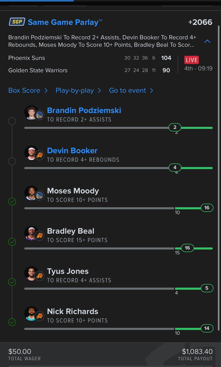 PicksOnFire1's tweet image. THE HEATER CONTINUES ‼️‼️🔥🔥
$50➡️$1,000 @bdkbookie1