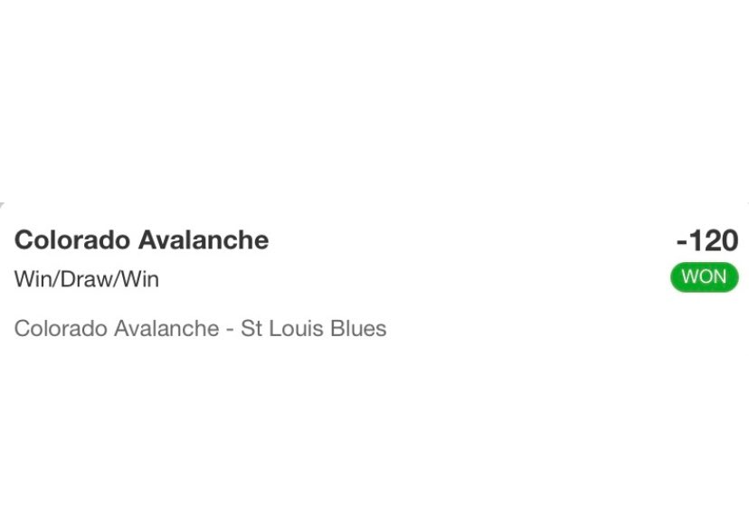 FIRSTLADYNHL's tweet photo. 🚨Repost for a play on Saturday! 

💰🏒PERFECT DAY ON THE ICE🏒💰

Avalanche RL=✅Winner
Canucks/Stars over 5.5=✅Winner

🏧Time to collect!! 

#GamblingX #bettingpicks #NHLPicks #sportsbettingpicks #SportsBettingX #BettingX https://t.co/Bry234Gy27