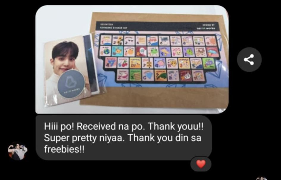 nabbiworks's tweet photo. Thank you so much ulit chingu #CARAT 🫶🏻🥹💎 

#nabbiworksfeedback https://t.co/mDrKjTpQSA