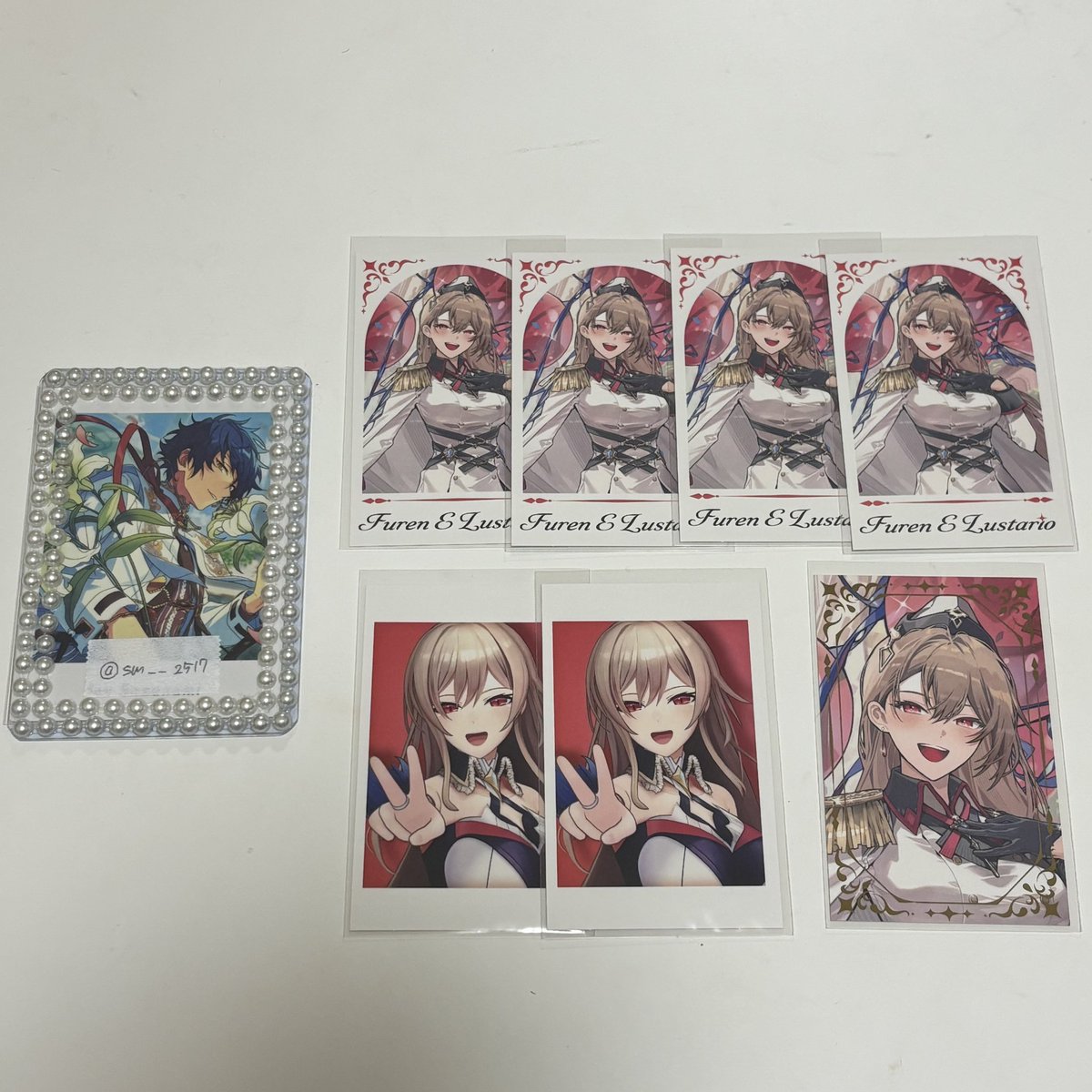 sm__2517's tweet photo. 〘 交換 買取 譲渡 〙にじさんじ MEIFU 5th Anniversary メイフ 5周年 ランダムチェキ風カード　💧🎠

譲：1枚目 🎠

求：同異種 💧 2枚目♡のシクレ or 定価＋送料

シクレは複数：1の交換可能です◎
買取は上段含む方のみ。
お声かけお待ちしてます…！ https://t.co/bzS4OXiWkh