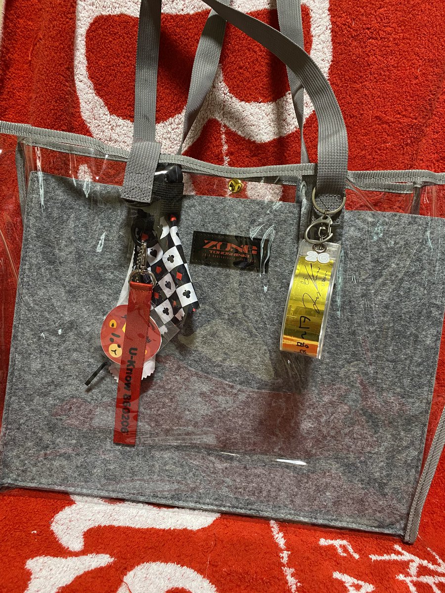 東方神起　デコバッグ プレミアムシートに座ると お土産でもらえるバックを 痛バック風に