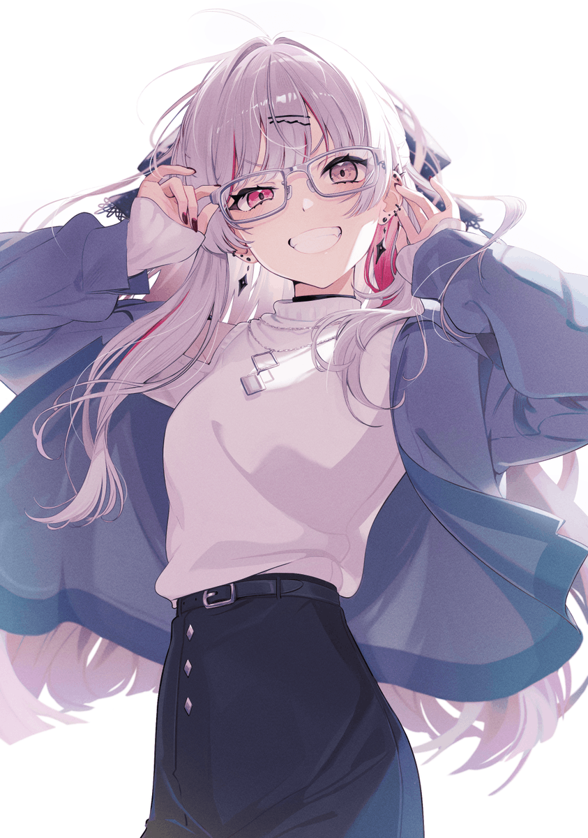 こういう表情が描きたかった👓 #流石神絵師