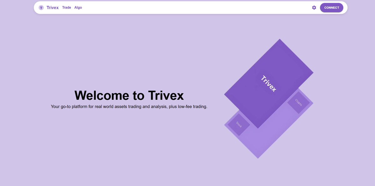 trivex_xyz's tweet photo. 🚀News alert: Get ready for the future of trading! 
Trivex is bringing real-world assets onchain. Trade #RWA seamlessly with our low-fee platform💹

This is only the beginning...

#Crypto #Trading #Defi #Web3 #Dex #Trivex https://t.co/0txtWFYLiQ