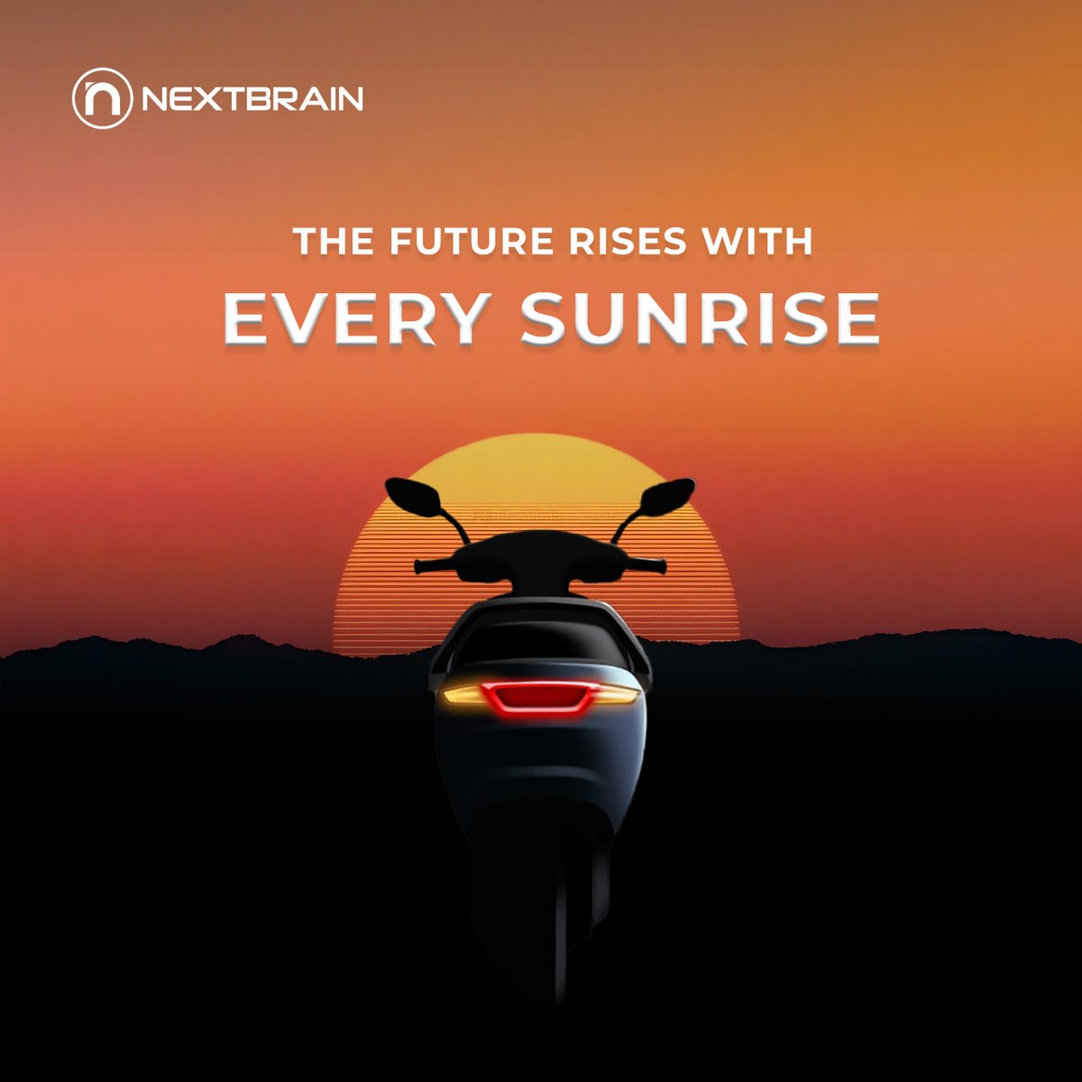 NextbrainEV's tweet photo. The future is electric, and it’s already in motion. Don’t wait for it – rise with the sun and ride into tomorrow with Nextbrain EV. A new day, a new way forward.
#highperformance #PowerfulPerformance #escooters #ev #electricvehicle #evscooty #evscooters #innovation #NextbrainEv https://t.co/8NOOnmpeRd