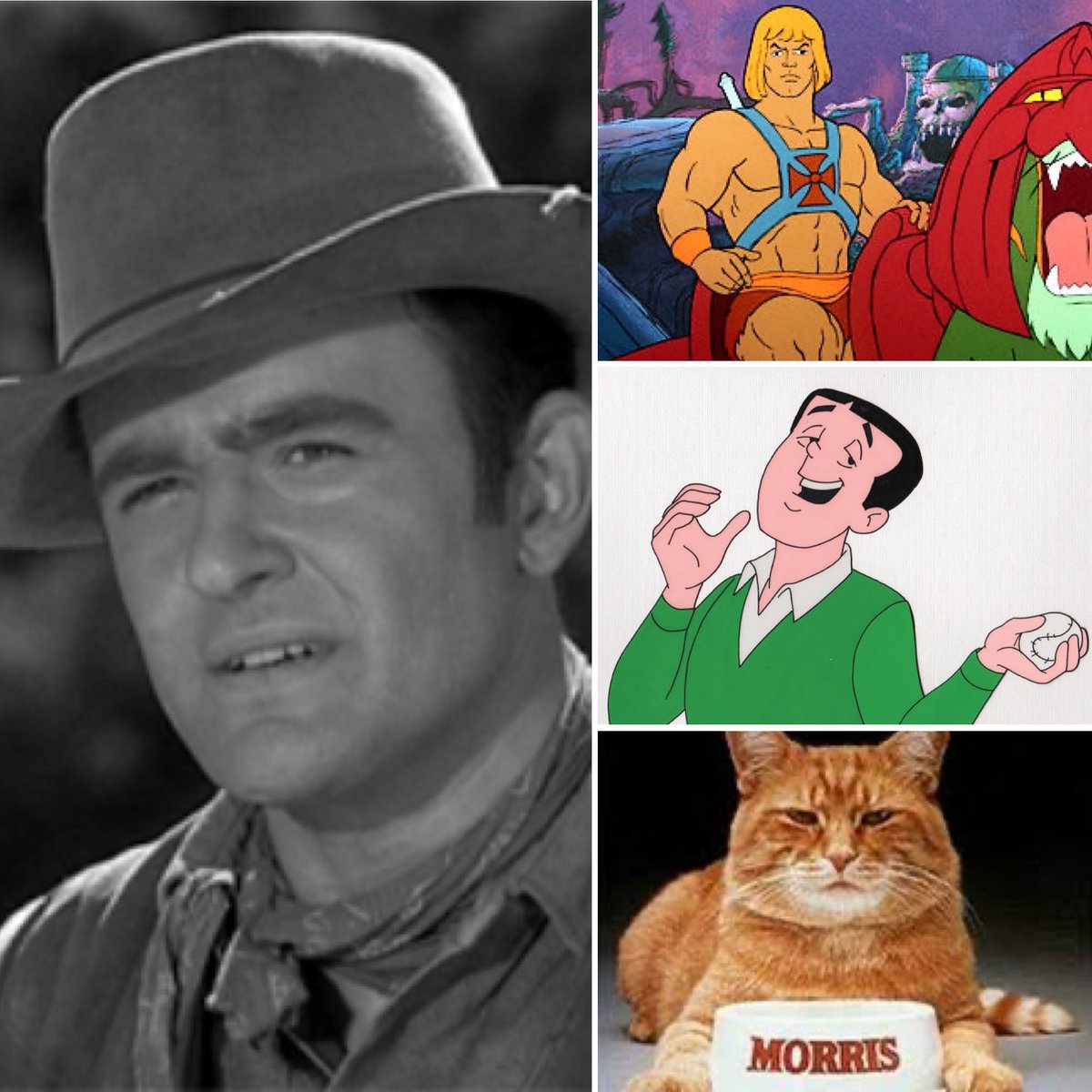 NearMintFanboys's tweet photo. RIP to a major voice of our childhood, John Erwin!
#HeMan #MorrisTheCat #ReggieMantle
#Rawhide #TheArchies #MotU
#MastersOfTheUniverse https://t.co/7uoYrFSY9Z