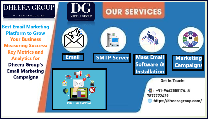 dheera_group's tweet photo. #DheeraGroup offers comprehensive #emailmarketing & #SMTPservices to help businesses connect with their audience effectively. Our services include email marketing campaigns, SMTP server setup, email software installation, and more.π² +91- 7877772429, π: https://t.co/ZgXytV0pO5 https://t.co/9vbCtvjR8Z