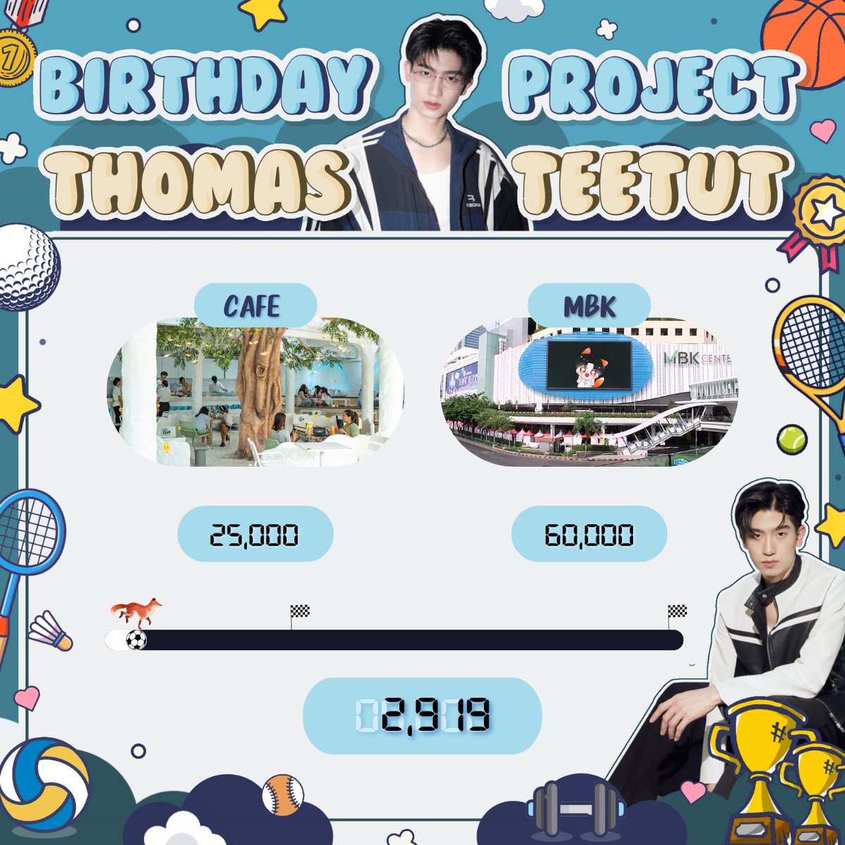 tthomastc_OFC's tweet photo. เนื่องในโอกาสวันเกิดครบรอบ 24 ปีของโทมัส ทางบ้านขอเชิญชวนแฟนคลับทุกท่านมาร่วมเป็นส่วนหนึ่งของโปรเจกต์ #TeeTime24thThomasDay ไปด้วยกันค่า😊 🎂🍰
แบบฟอร์มโดเนทและรายละเอียดเพิ่มเติม: https://t.co/OQLzHorX3B
🗓️วันนี้ - 31/03 เวลา 23.59น.
#tthomastc
@tthomastc https://t.co/D8dGtvmBYy