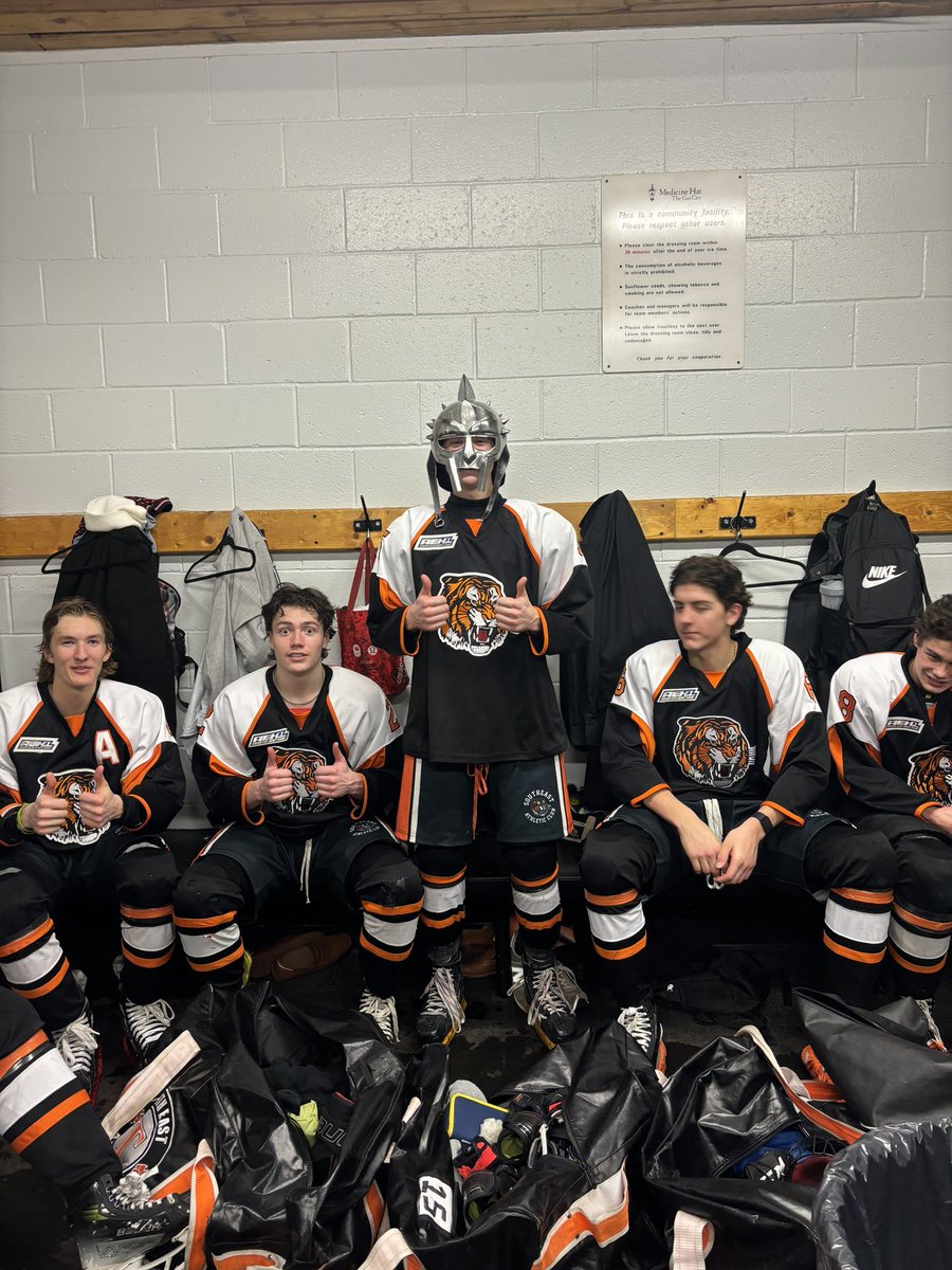 Tigers win 3-1 in the battle of highway number 3 against Lethbridge hurricanes. Tonight’s player of the game #15 Logan Neuls.  “Bert” had big goal and assist and battled hard in all zones to help push the tigers to a win 

Tigers on road tomorrow vs the Calgary Northstar’s