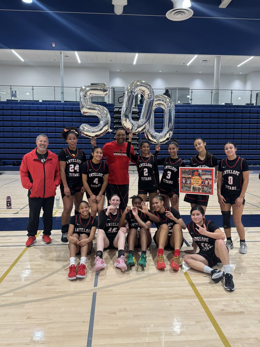 Congratulations to Antelope HS Girls Coach Sean Chambers for reaching the 500 win milestone.  <a href="/SacBee_JoeD/">Joe Davidson</a> <a href="/RJUHSD/">Roseville Joint UHSD</a>